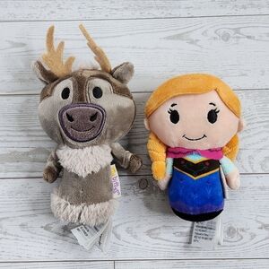 Disney Frozen Hallmark Itty Bittys Sven Ana Plush Toys